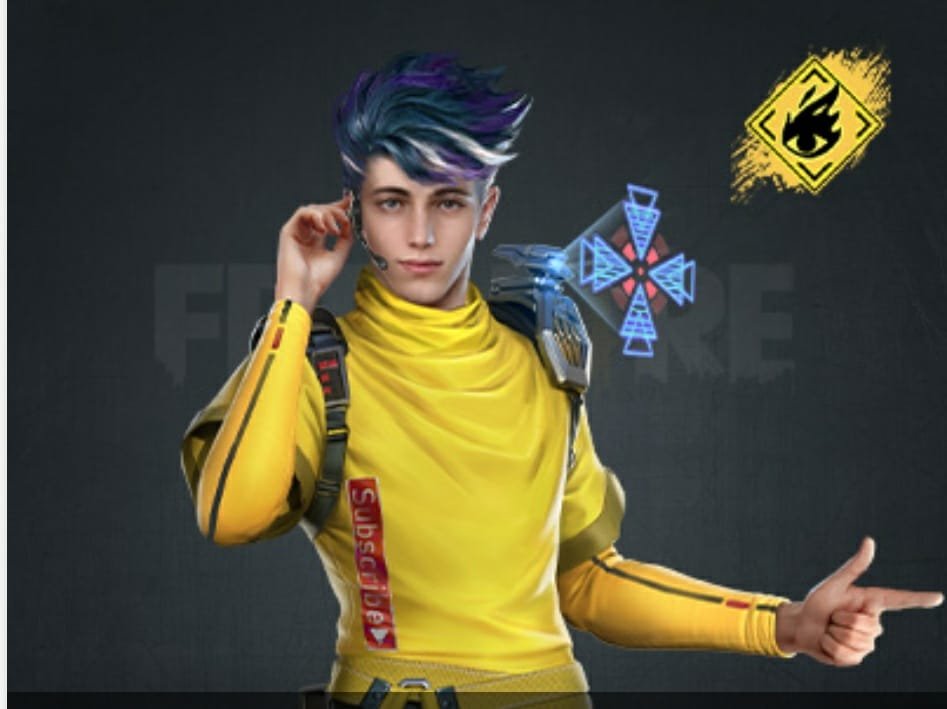 Free fire character Wolfrahh