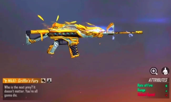 M4A1 Griffin Fury gun skin image