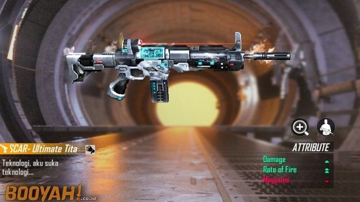 Ultimate Titanium Scar L gun skin Image