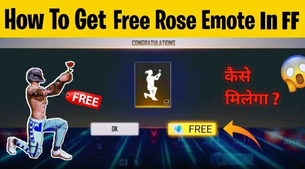 freefire rose emote