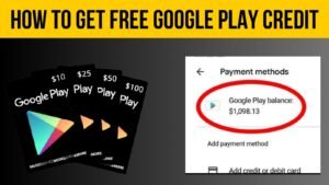 how to get free google play credit