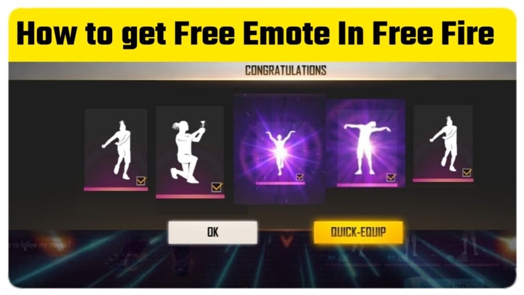 free emote free fire