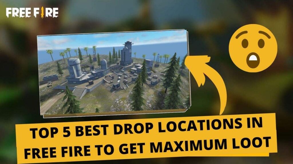 best drop location in free fire