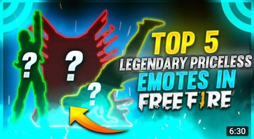 free fire legendary emote