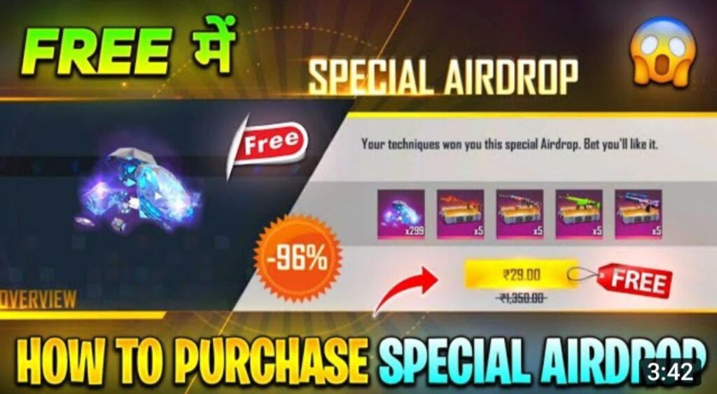 free special airdrop free fire image