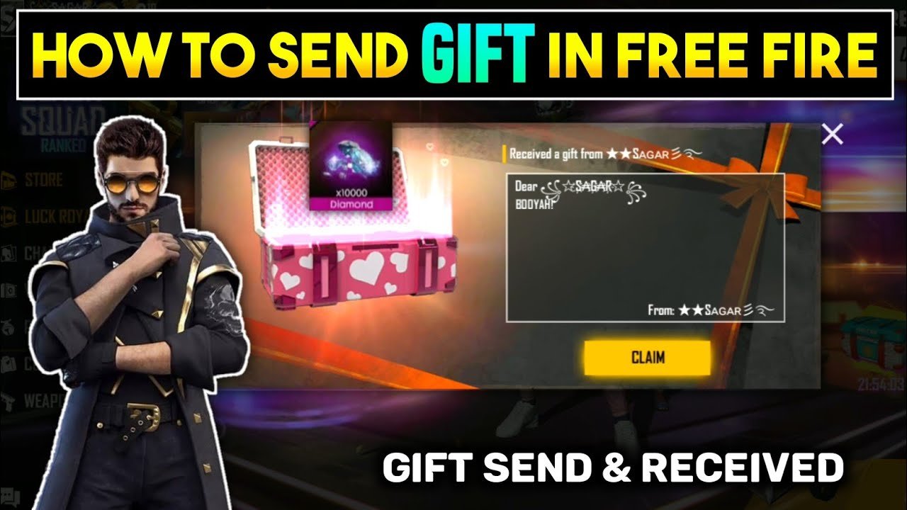how to send gifts in free fire thumbnail