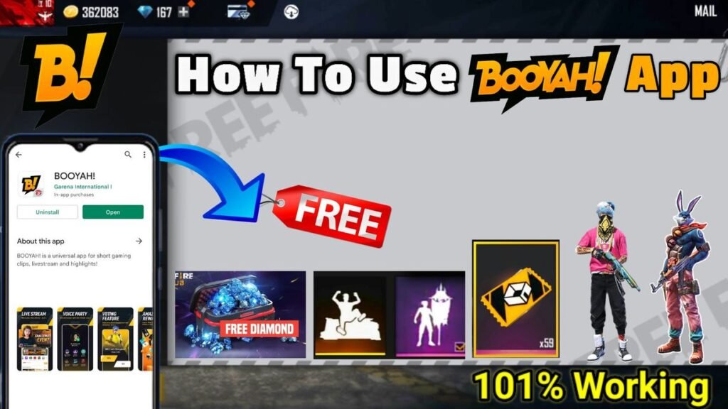 booyah rewards free fire