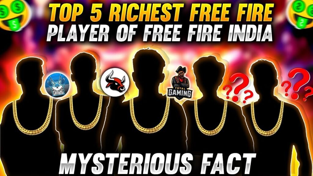 top 5 richest free fire player in india