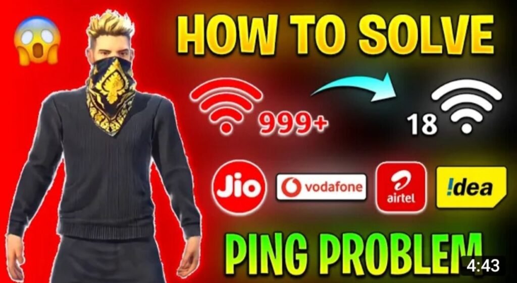 ping problem free fire