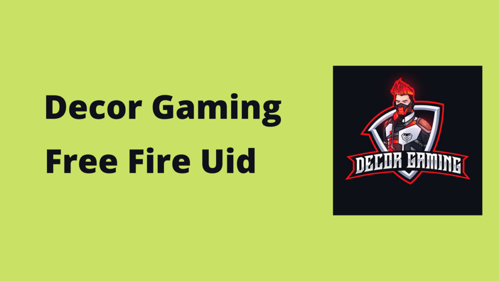 decor gaming uid free fire profile
