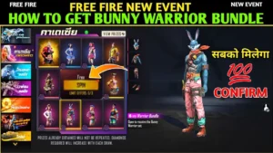 How To Get Bunny Warrior Bundle From Free Fire MAX Bunny Attack Event?