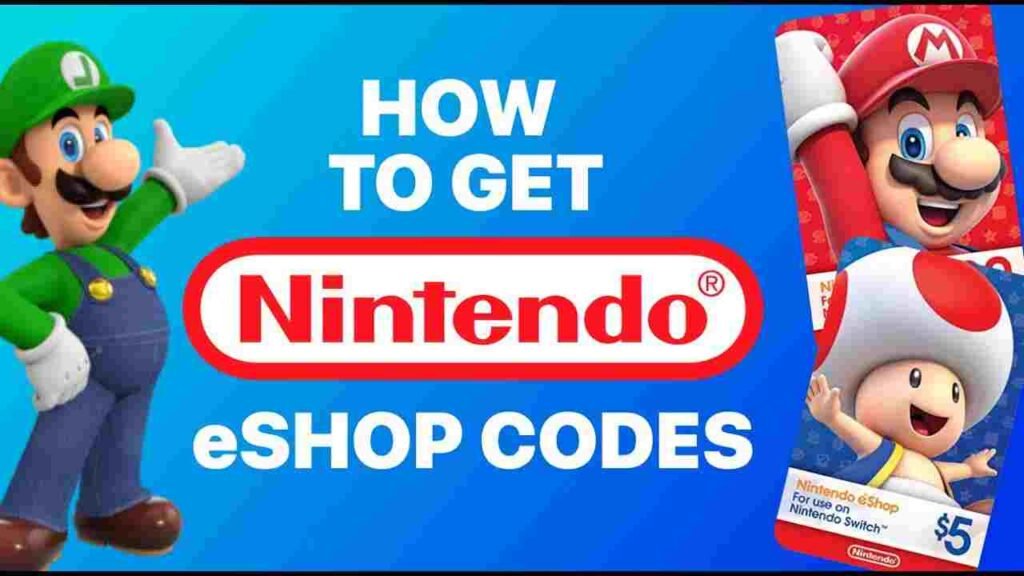 free Nintendo eShop cards