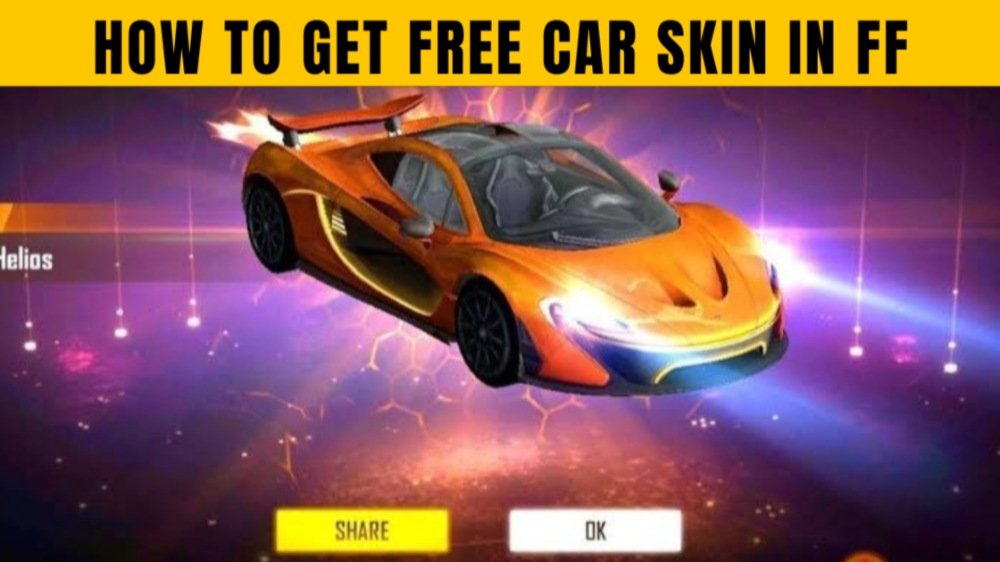how to get free car skin in free fire