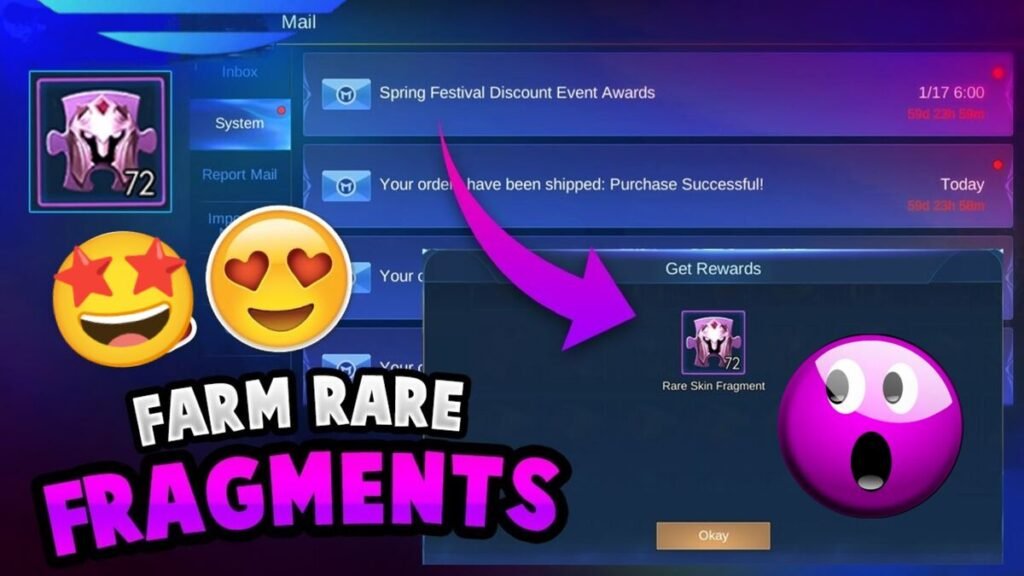 How to get free rare skin fragments in Mobile Legends Bang Bang