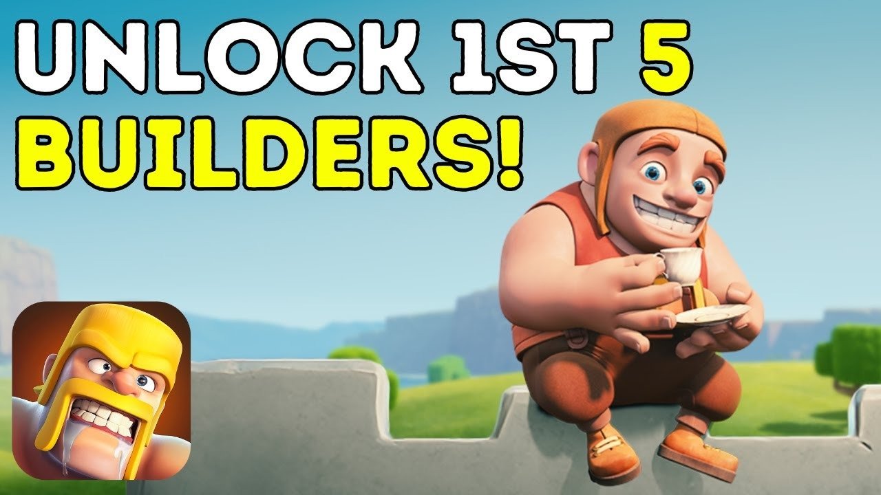 How to Unlock 5 Builders for Free?