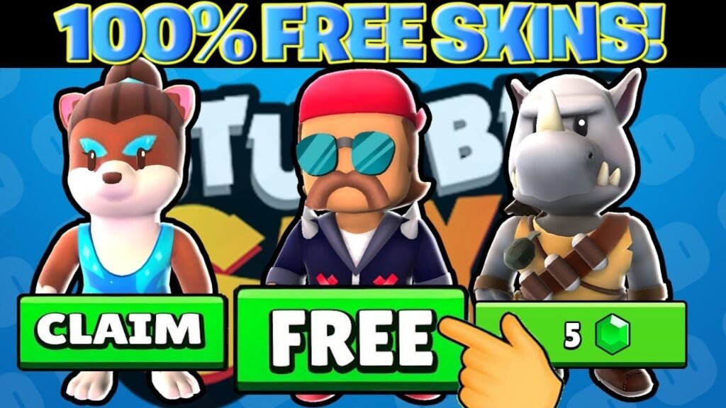 Free Skins in Stumble Guys