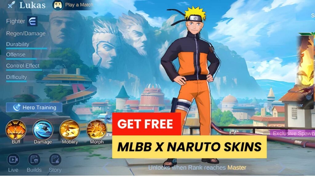free MLBB x Naruto skin