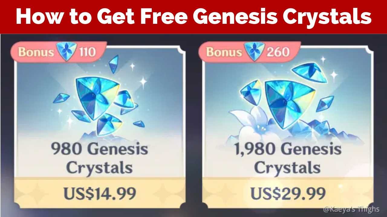 get genesis crystals
