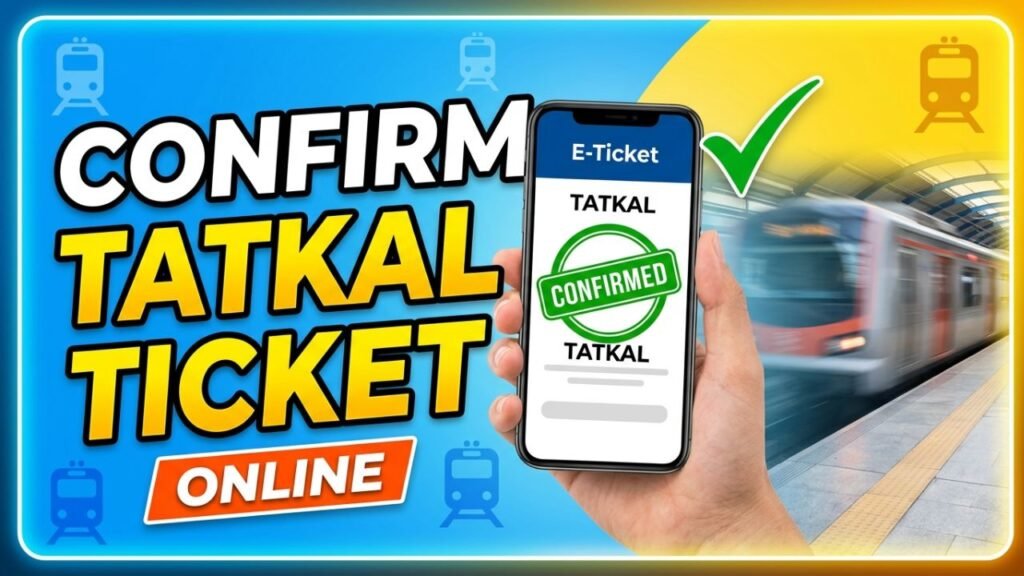 Book Confirm Tatkal Ticket