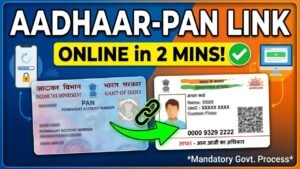Aadhaar PAN Link Online: How to Link PAN Card with Aadhaar Aadhaar PAN Link Online