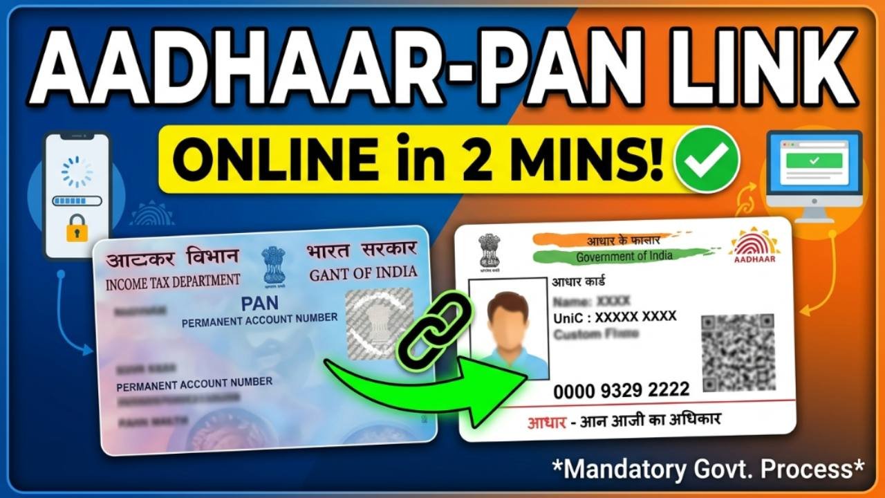 Aadhaar PAN Link Online