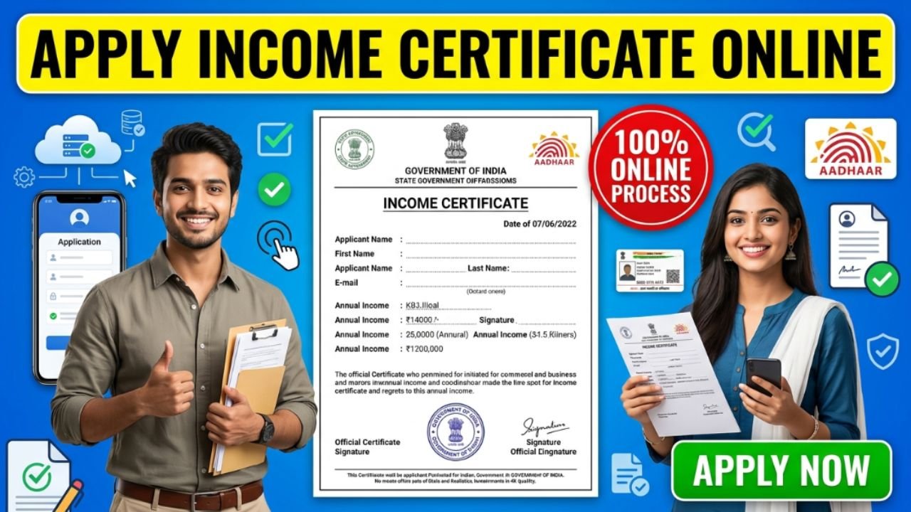 income certificate apply online