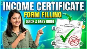 Income Certificate Form: How to Fill and Submit Online Income Certificate Form