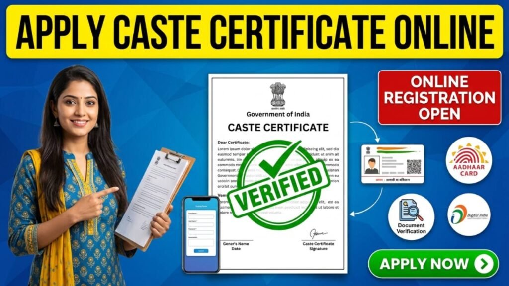 caste certificate apply